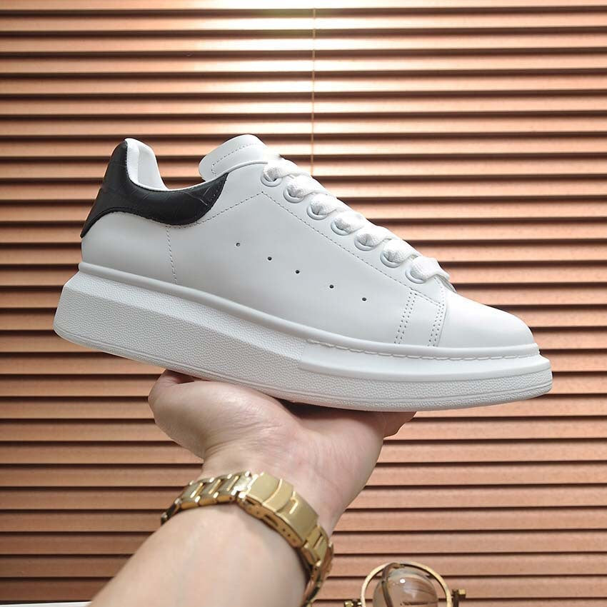 Damen Sneaker Sportlich Lederspitze Weich gepolstert