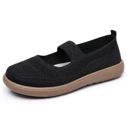 Damen Ballerinas Bequem Elastisch Elegant