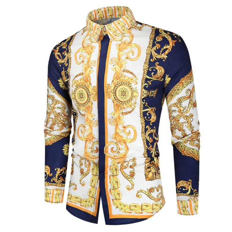 Herren Hemd Barockmuster Luxus Berlin Modern