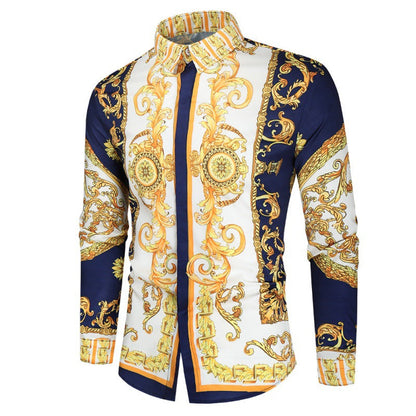 Herren Hemd Barockmuster Luxus Berlin Modern