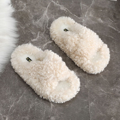 Damen Hausschuhe Flauschig Warm Weich