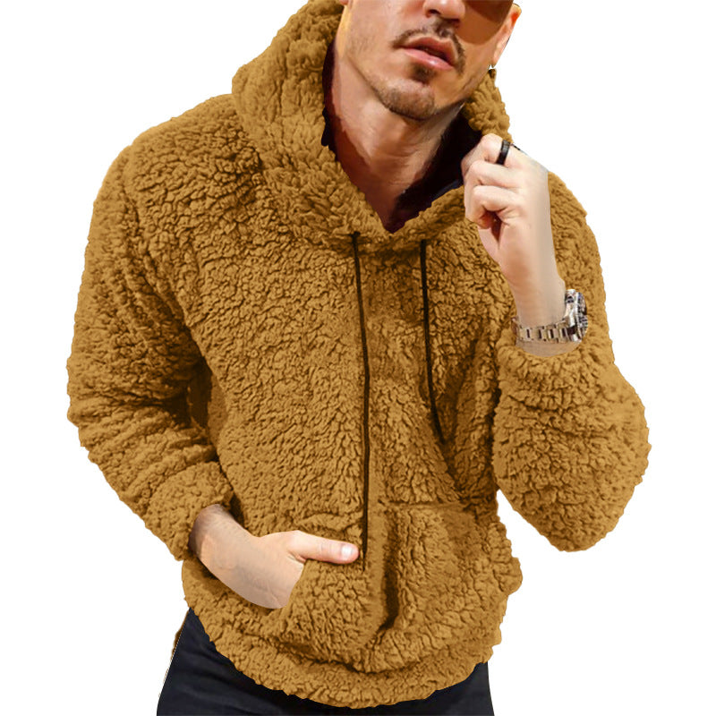 Herren Kapuzenpullover Teddyfell Warm Elegant