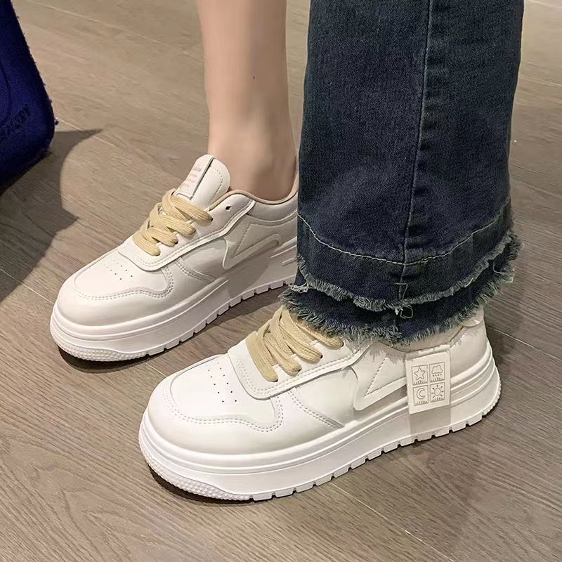 Damen Plateau Sneaker Hoch Bequem Atmungsaktiv
