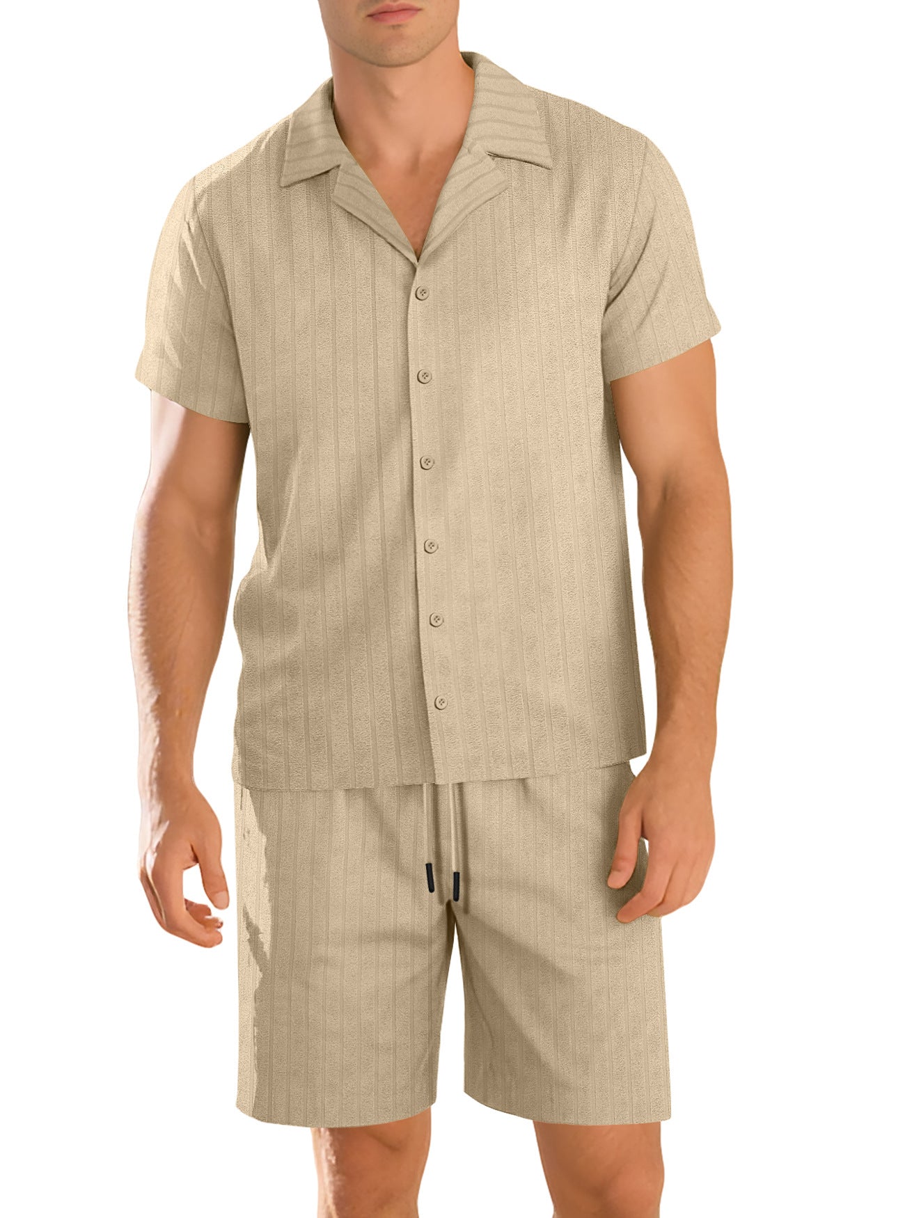 Herren Kurzarmhemd Slim Fit Modern Berlin Stil