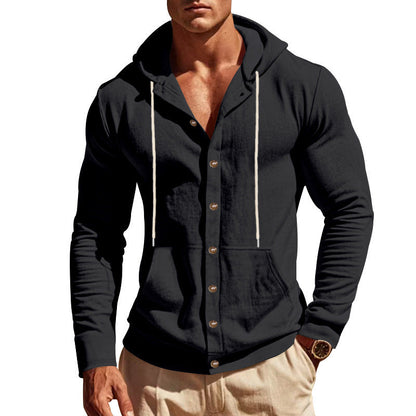 Herren Luxus-Kapuzenhemd mit Knopfleiste und praktischen Taschen BerlinGlamour ist ein eleganter und stylisher Onlineshop, der eine Vielzahl von Luxus- und Glamour-Produ
