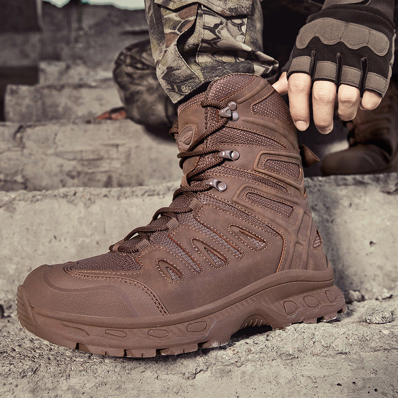 Herren Outdoorschuhe Wanderschuhe robust atmungsaktiv