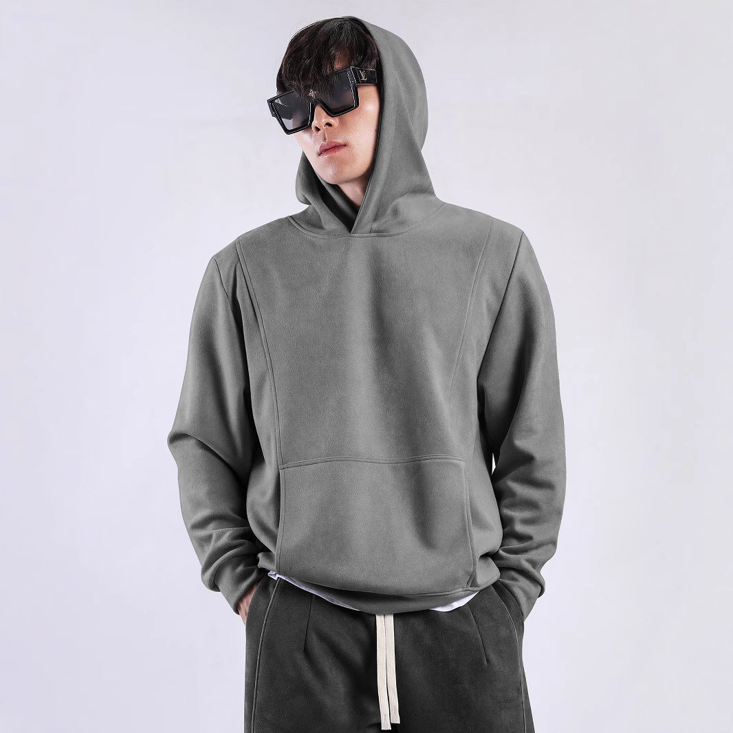 Herren Kapuzenpullover Weich Warm Kängurutasche Sportlich