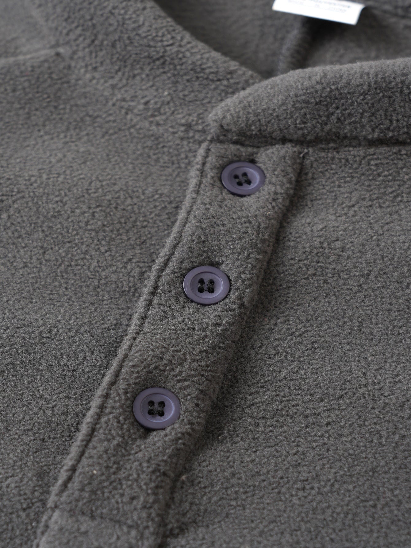 Herren Fleece Pullover Stehkragen Modern Bequem