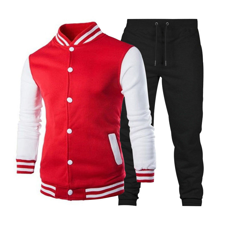 Herren Trainingsjacke Lässig Elastisch Mit Strukturierten Ärmeln