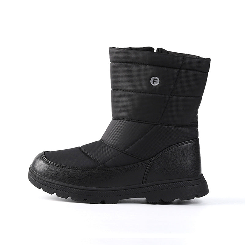 Damen Winterstiefel Isoliert Rutschfest Schnellverschluss