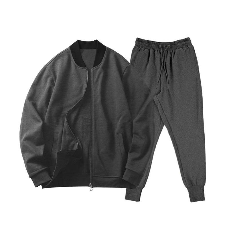 Herren Sportset Freizeitanzug Elastisch Mit Taschen