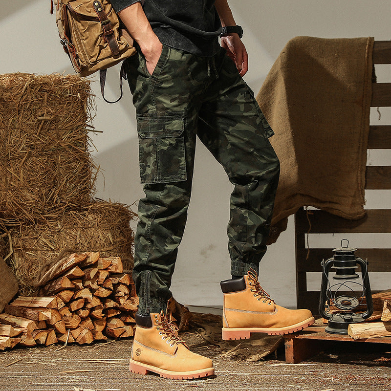 Herren Camouflage Hose Militärstyle Cargo - BerlinGlamour