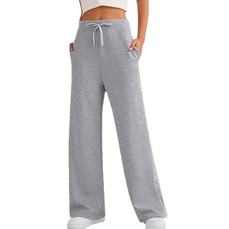 Damen Hose Freizeit Bequem Elastisch Mit Taschen