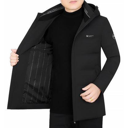 Herren Daunenjacke Warm Wasserabweisend