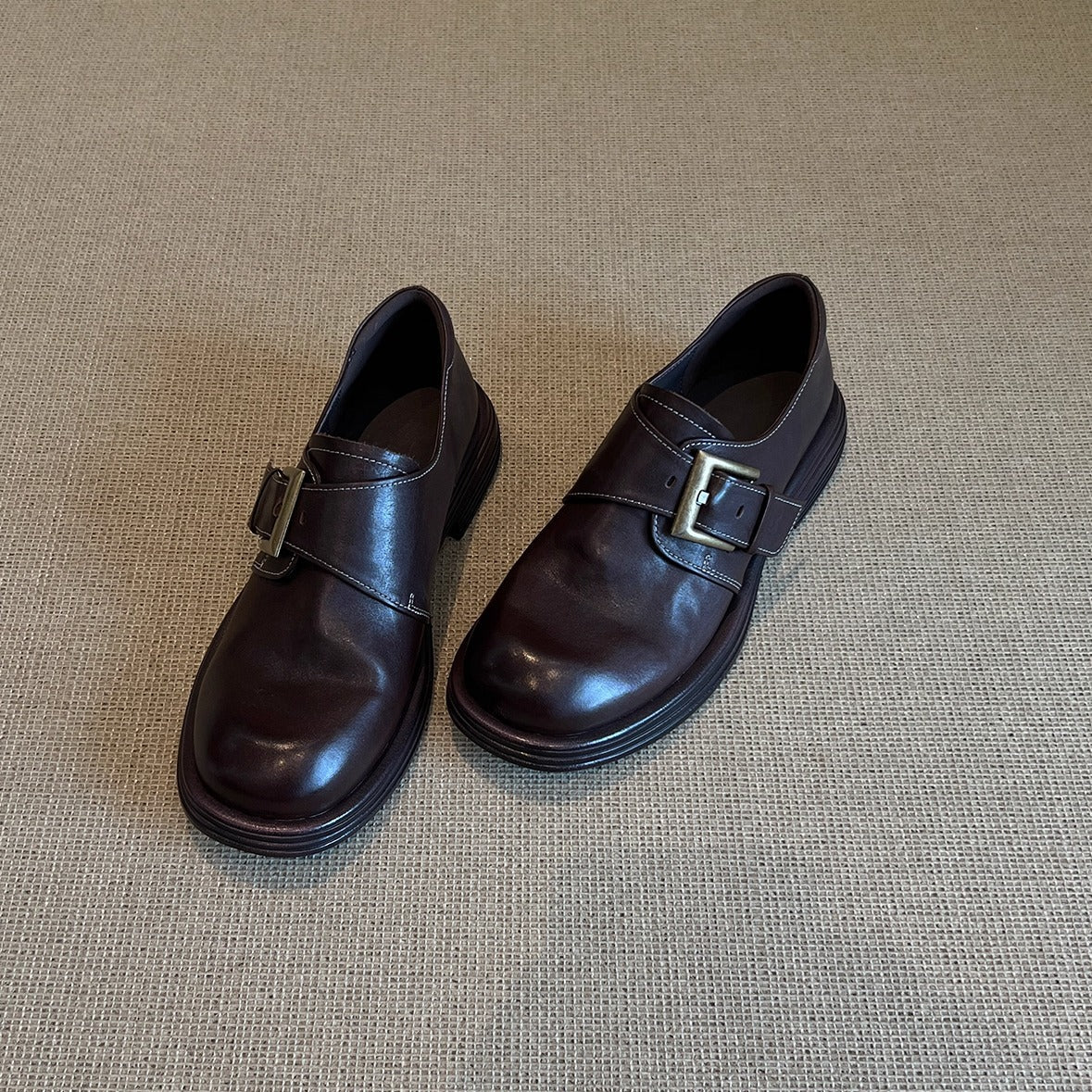 Damen Slipper mit Schnalle Elegant Warm