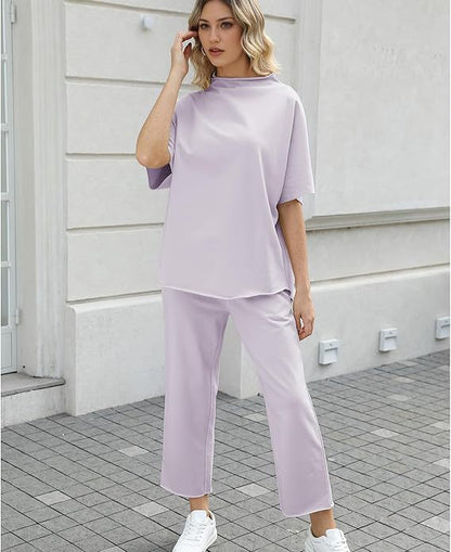 Damen Lounge Set Baumwoll gemütlich