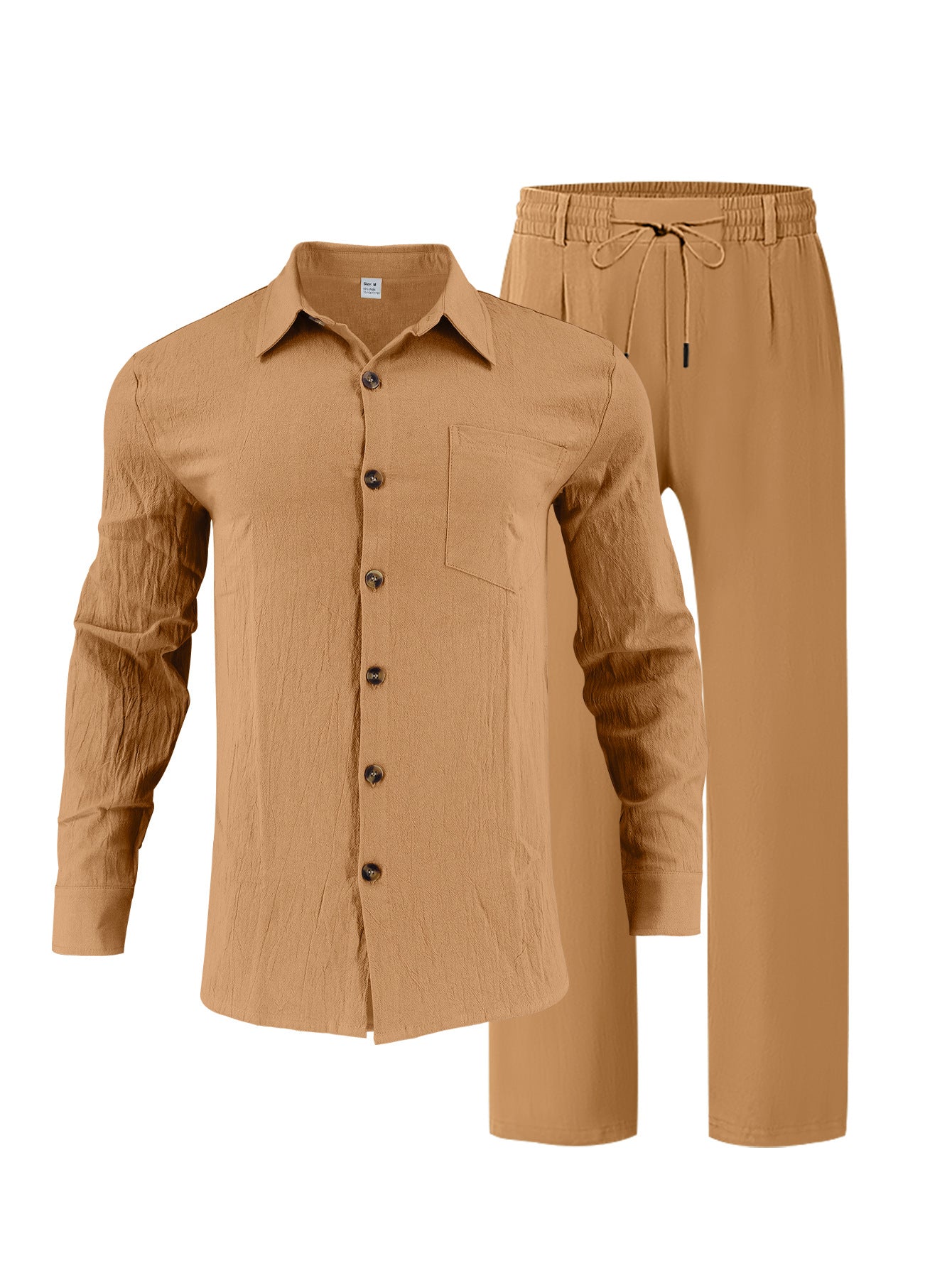Herren Lounge-Set Bequem Hochwertig Mit Hemd Und Hose