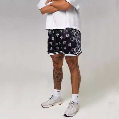 Herren Sportshorts mit Druck Trendig Sommer Shorts
