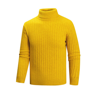 Herren Pullover Rollkragen Feinstrick Modern Style