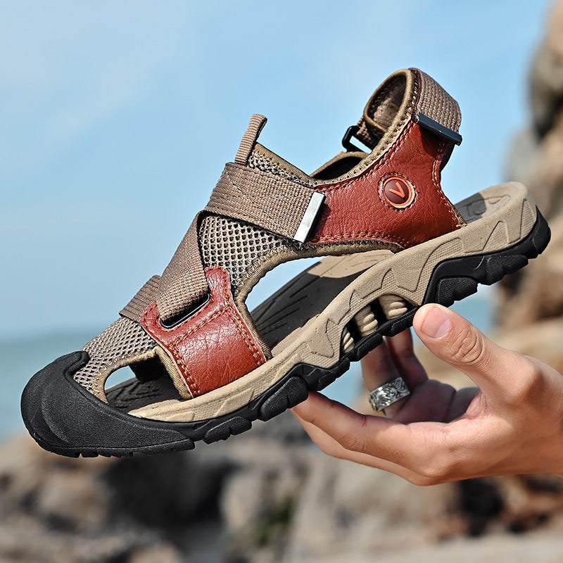 Herren Outdoor-Sandalen Sportlich Rutschfest Verstellbar - BerlinGlamour