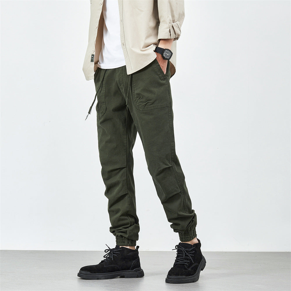 Herren Hose Bequem mit elastischem Bund und vielen Taschen
