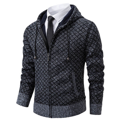 Herren Sweatjacke Kapuze Modern Trendig