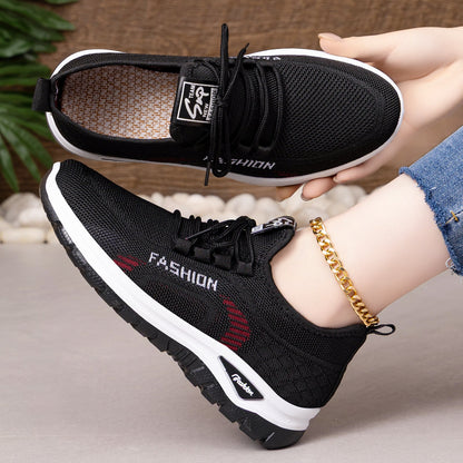 Damen Sneaker Sportlich Elegantes Design Schwarz - BerlinGlamour