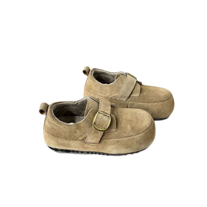 Damen Clogs Bequem Schnallenverschluss Weiches Innenfutter
