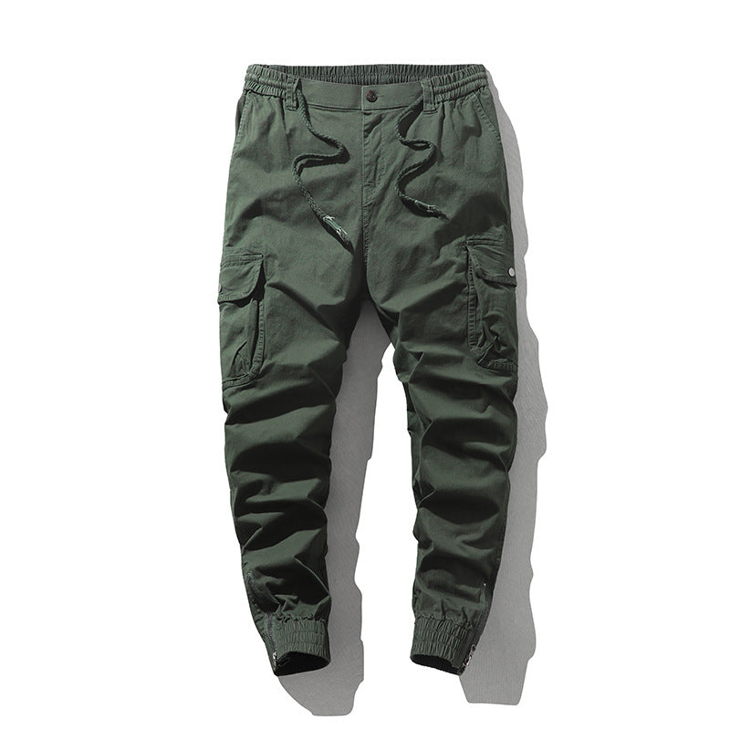Herren Cargo-Hose elastisch mit Seitentaschen Bequem