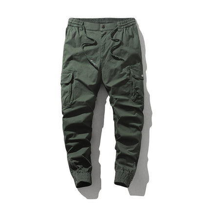 Herren Cargo-Hose elastisch mit Seitentaschen Bequem