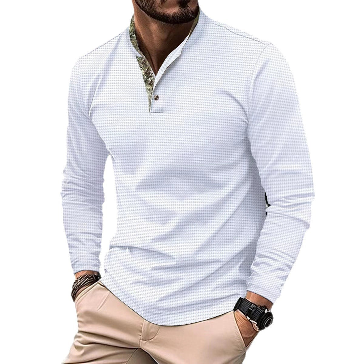 Herren Langarmhemd Modern Eleganz Berlin