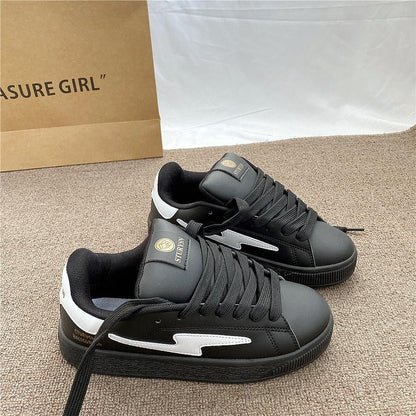 Damen Sneaker Stylisch Kontrastdesign Weich