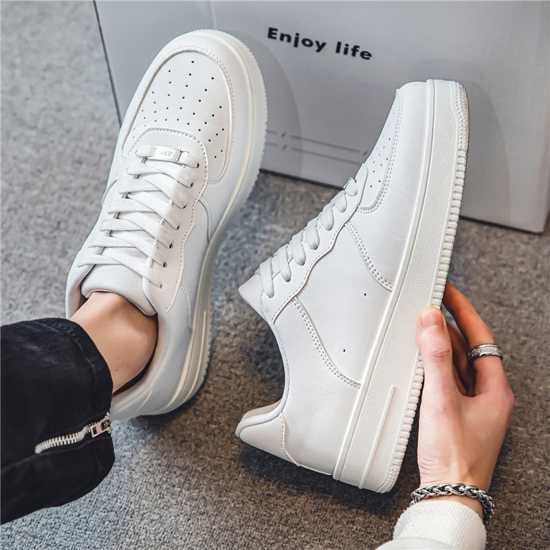 Damen Sneaker Leder Klassisch Atmungsaktiv Sportlich