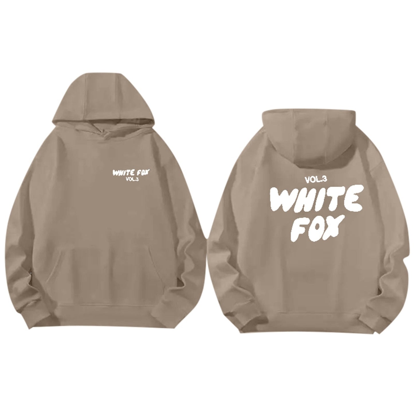 Lässiger Streetwear Hoodie Kapuzenpullover Schwarz Weiße Grafik