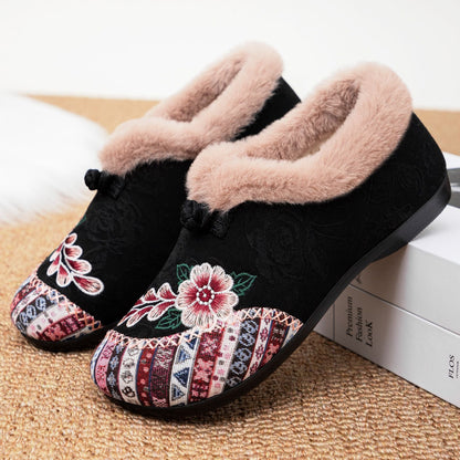 Damen Hausschuhe Kuschelig Flora Soft