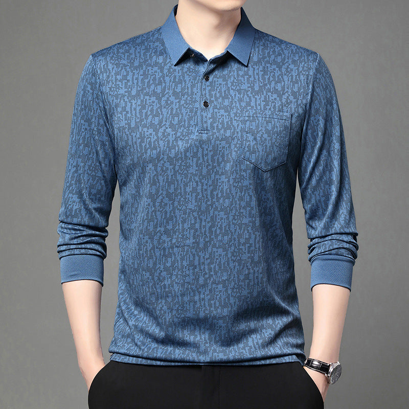 Herren Poloshirt Grafik Atmungsaktiv Modern