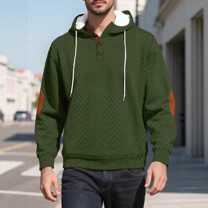Herren Kapuzenpullover Lässig Modern Strickoptik Berlin