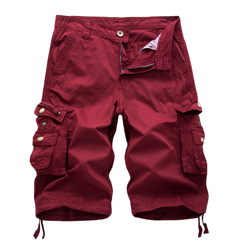 Herren Cargoshorts Elastisch Mit Vielen Taschen