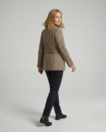 Elegante Damen Blazerjacke Golden Knöpfe Modern
