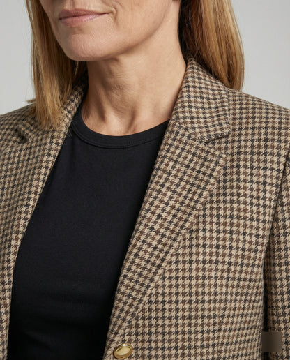 Elegante Damen Blazerjacke Golden Knöpfe Modern