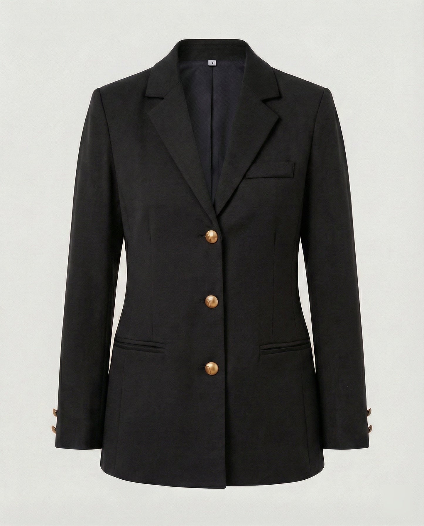 Elegante Damen Blazerjacke Golden Knöpfe Modern
