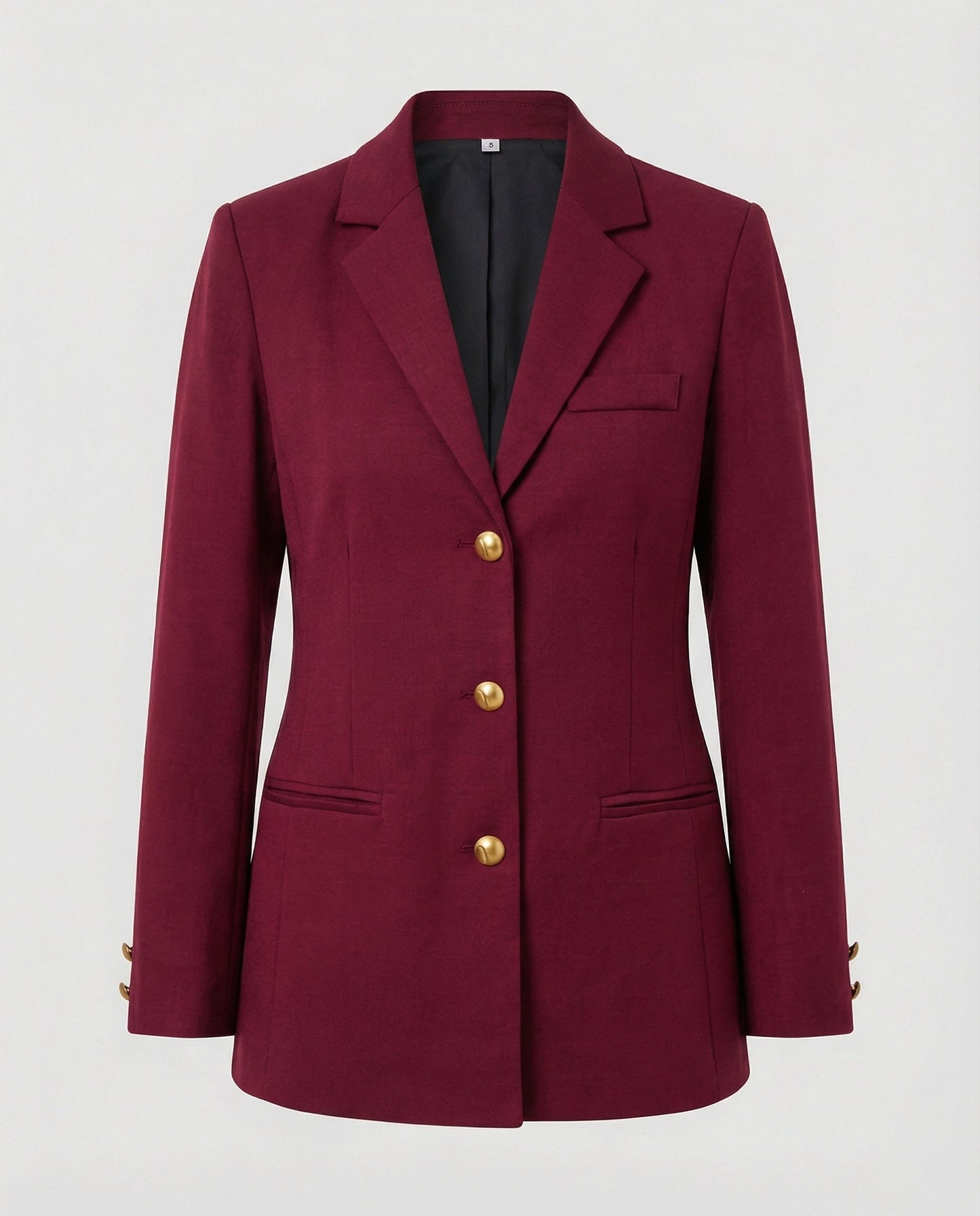 Elegante Damen Blazerjacke Golden Knöpfe Modern
