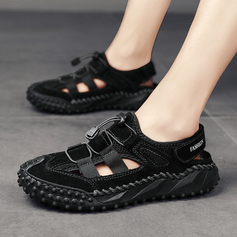 Damen Sandalen Bequem Schnellschnürsystem Modern