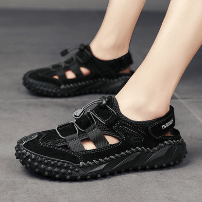 Damen Sandalen Bequem Schnellschnürsystem Modern