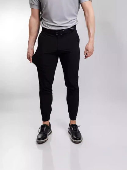 Herren Anzughose Slim Fit Elastisch Mit Taschen