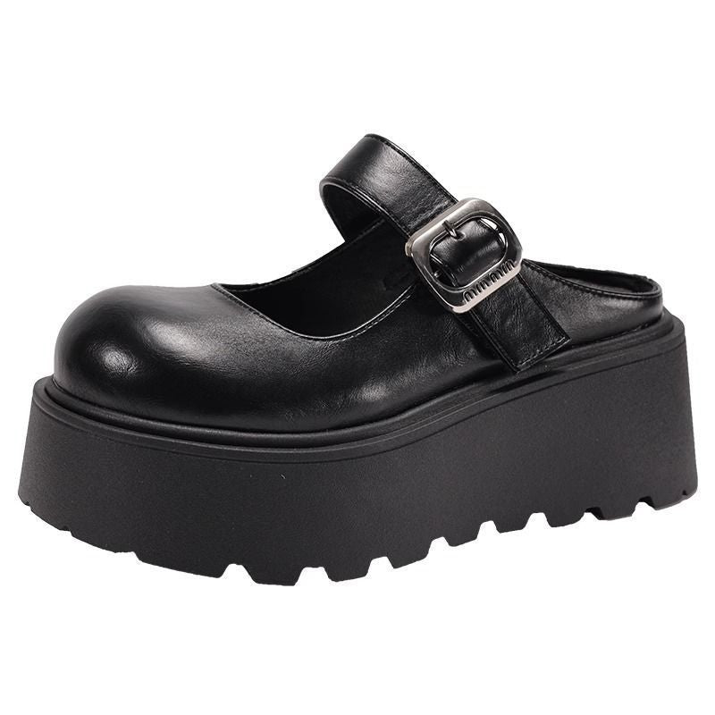 Damen Plateau Sandalen mit verstellbarem Riemen Modisch Höhe