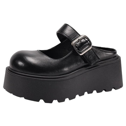 Damen Plateau Sandalen mit verstellbarem Riemen Modisch Höhe