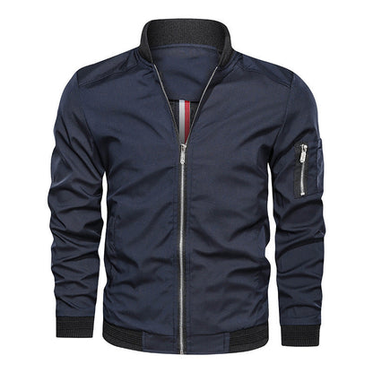 Herren Bomberjacke Leicht Modern Slim Fit