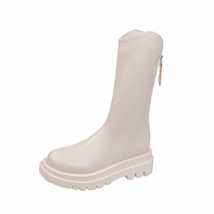 Damen Stiefel Hoch Rutschfest Gummi Schuhe Winter