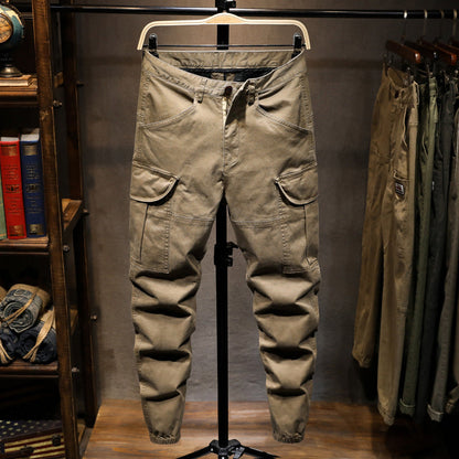 Herren Cargohose elastisch mit vielen Taschen Modern - BerlinGlamour
